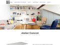 Détails : Atelier Concret - Fabriquant de mobilier