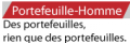 Détails : Portefeuille homme en cuir, fashion et original